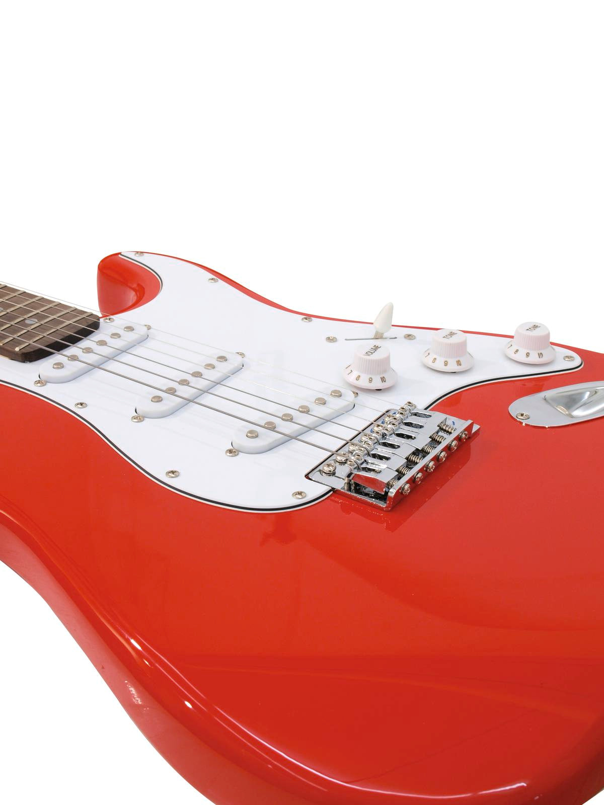 DiMavery ST-203 E-Gitarre (Rot)