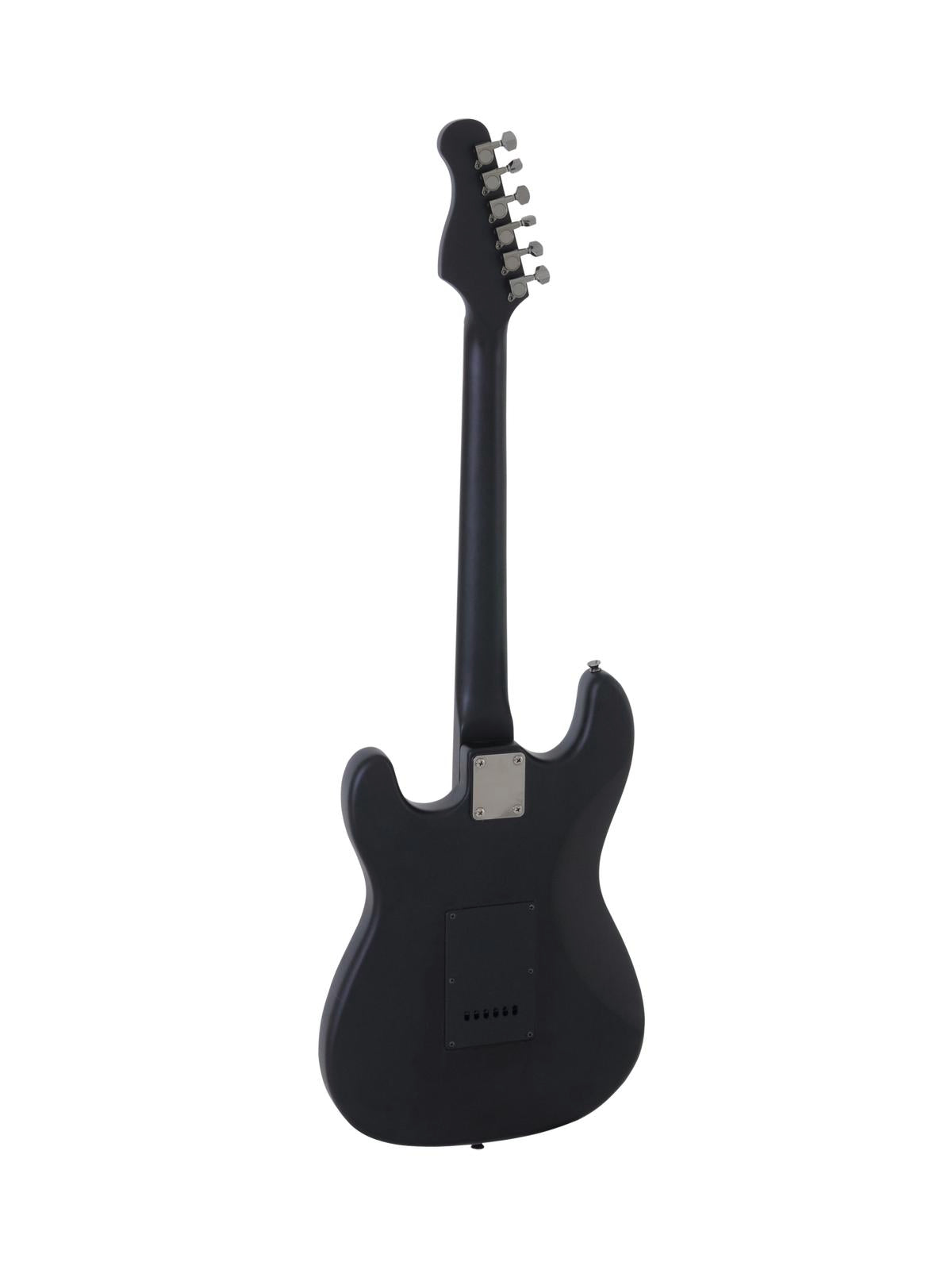 DiMavery ST-312 E-Gitarre (Satin Schwarz)