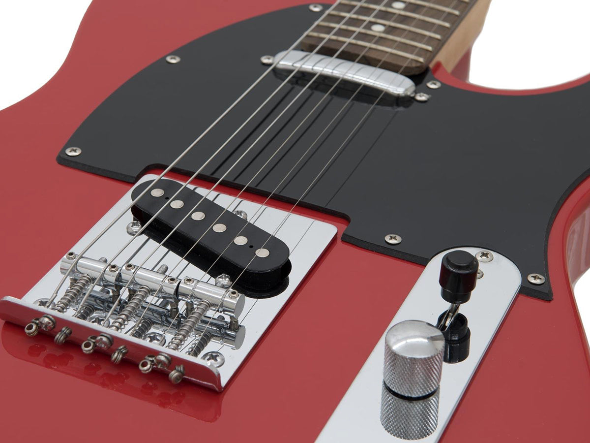 DiMavery TL-401 E-Gitarre (Rot)