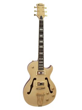 DiMavery LP-600 E-Gitarre (Natur Ahorn)