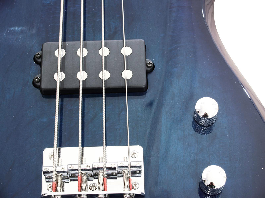 DiMavery SB-201 E-Bass (Blau Burst)