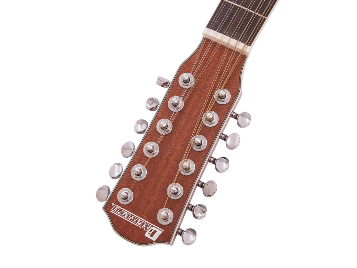 DiMavery DR-612 Western Guitar 12-strenget - Natur
