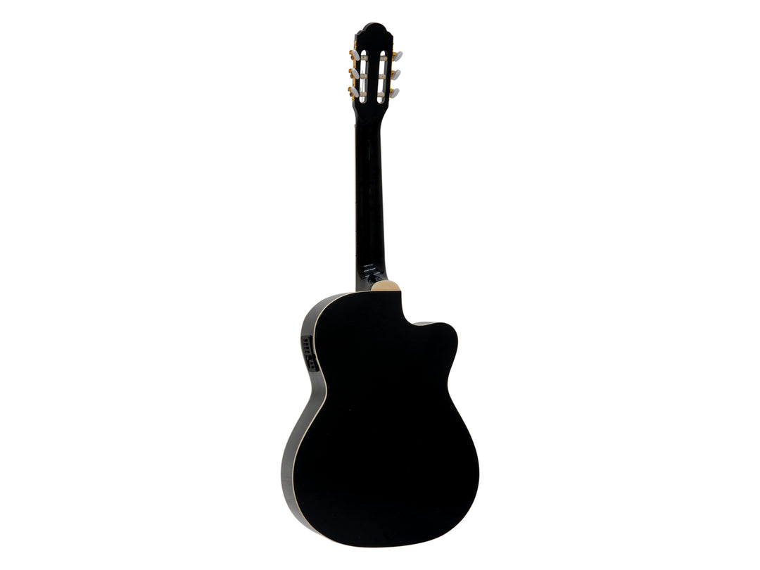 DiMavery CN-600L Konzertgitarre (Schwarz)