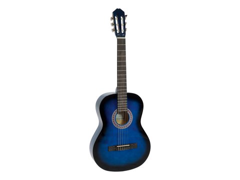 DiMavery AC-303 Konzertgitarre (Blau burst)