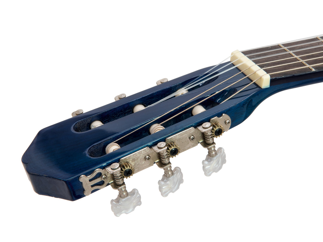 DiMavery AC-303 Konzertgitarre (Blau burst)