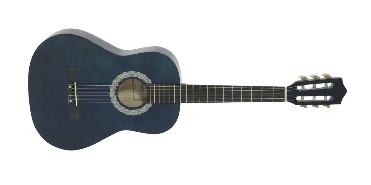 DiMavery AC-303 Classical Guitar 3/4, blue
