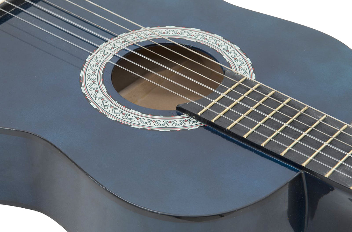 DiMavery AC-303 Classical Guitar 3/4, blue