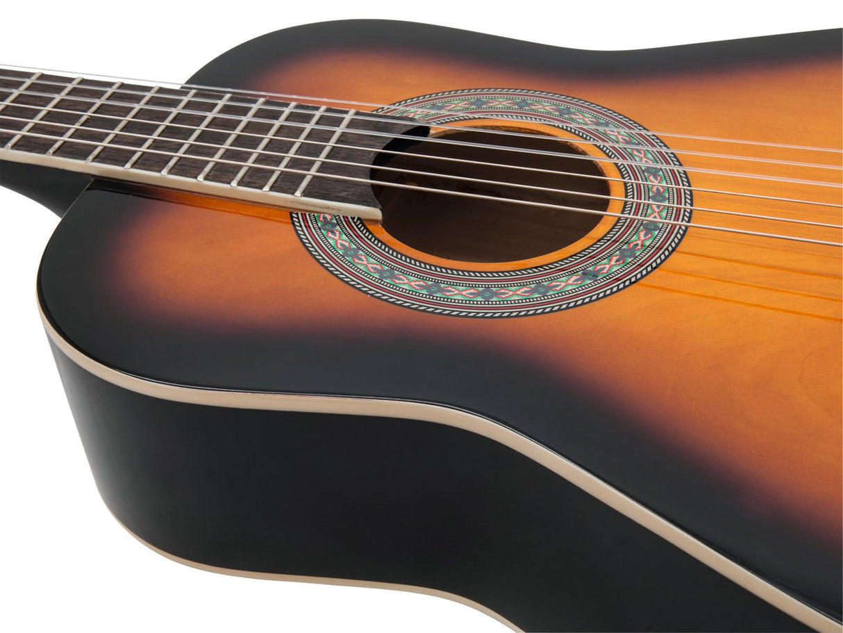 DiMavery AC-303 Classical Guitar 1/2 sunburst