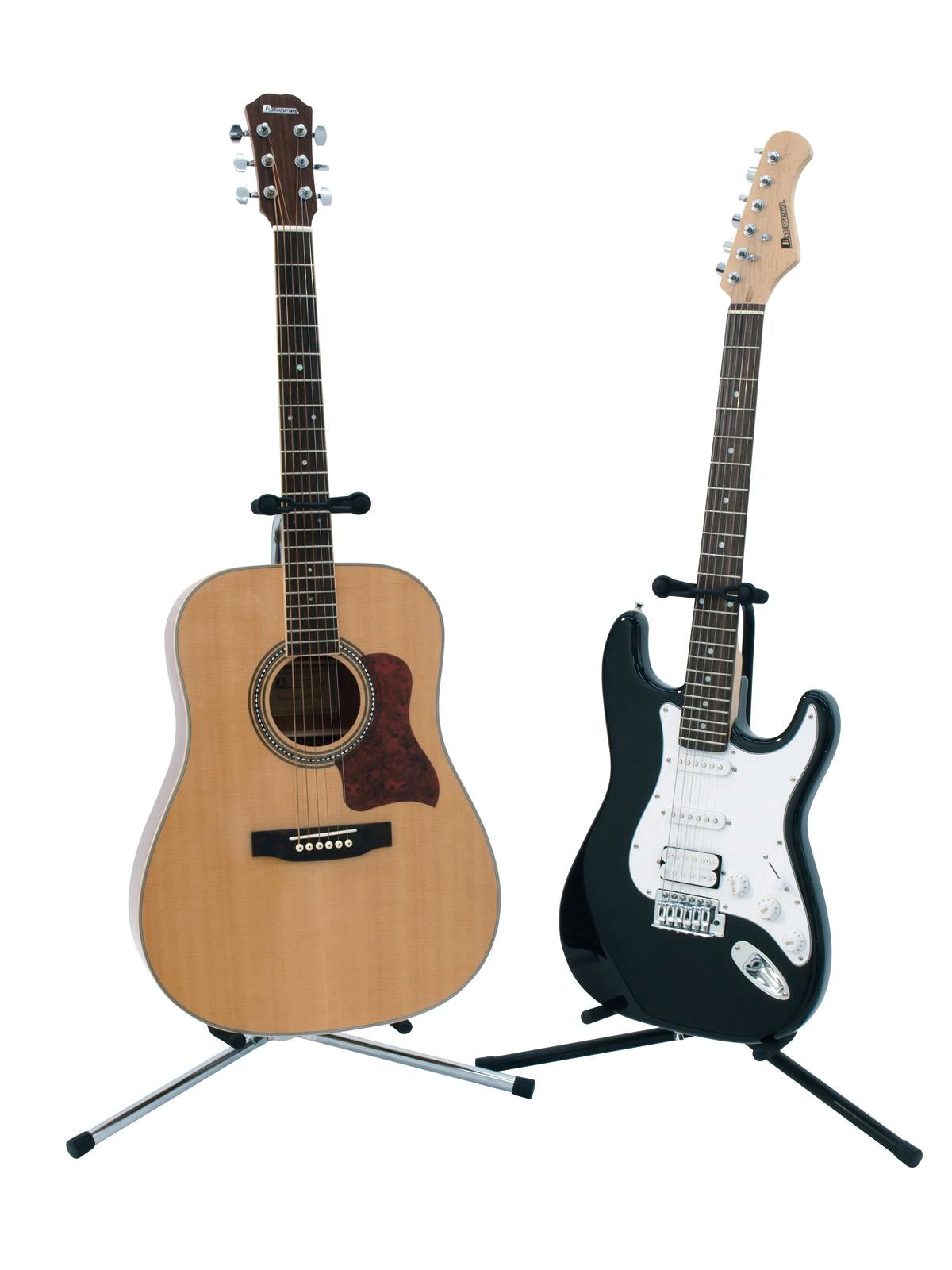 DiMavery Gitarrenständer Schwarz, ECO