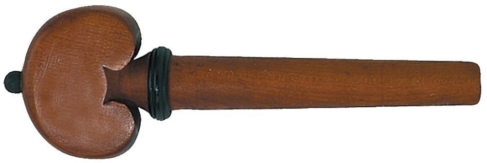 GEWA Hill-Celloschrauben, Buchsbaum, Herz, schwarzer Knopf und Ring, kräftig