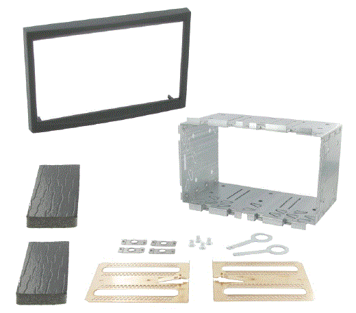CT23PE01A 2-DIN Rahmen für Citroen, Fiat, Peugeot und Toyota