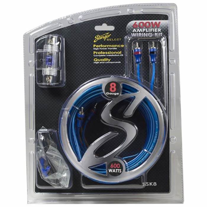 Amplifier cable set 10mm2 - 2 channel
