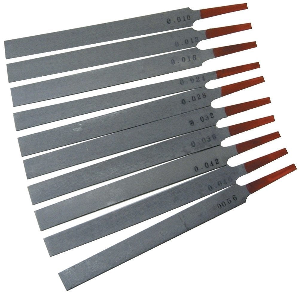 Hosco japanische Sattelfeilen, Set mit 10 von .010" bis .056"