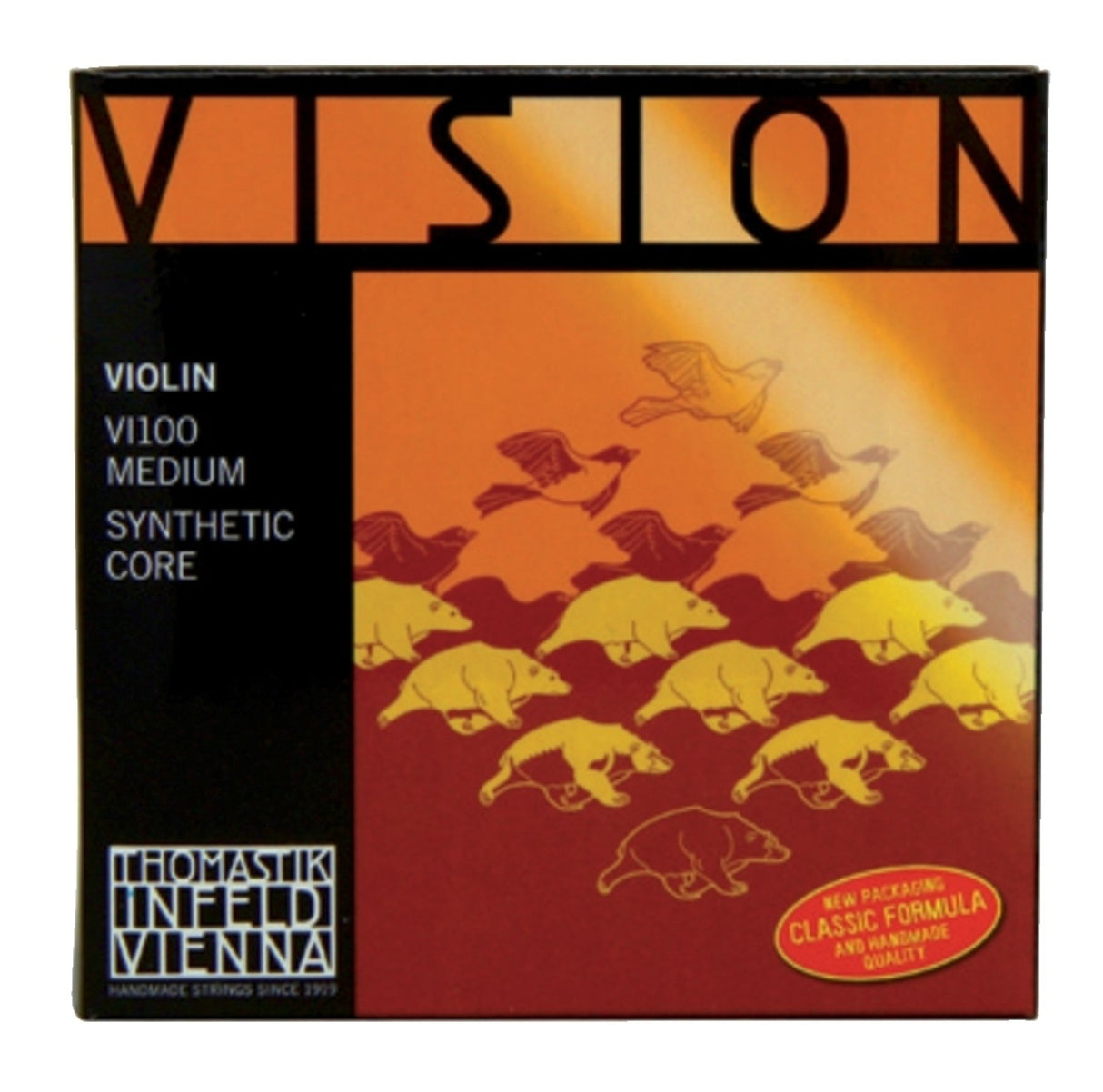 Thomastik-Infeld Violin strings Vision synthetic core - A Aluminium wound (VI021/16)