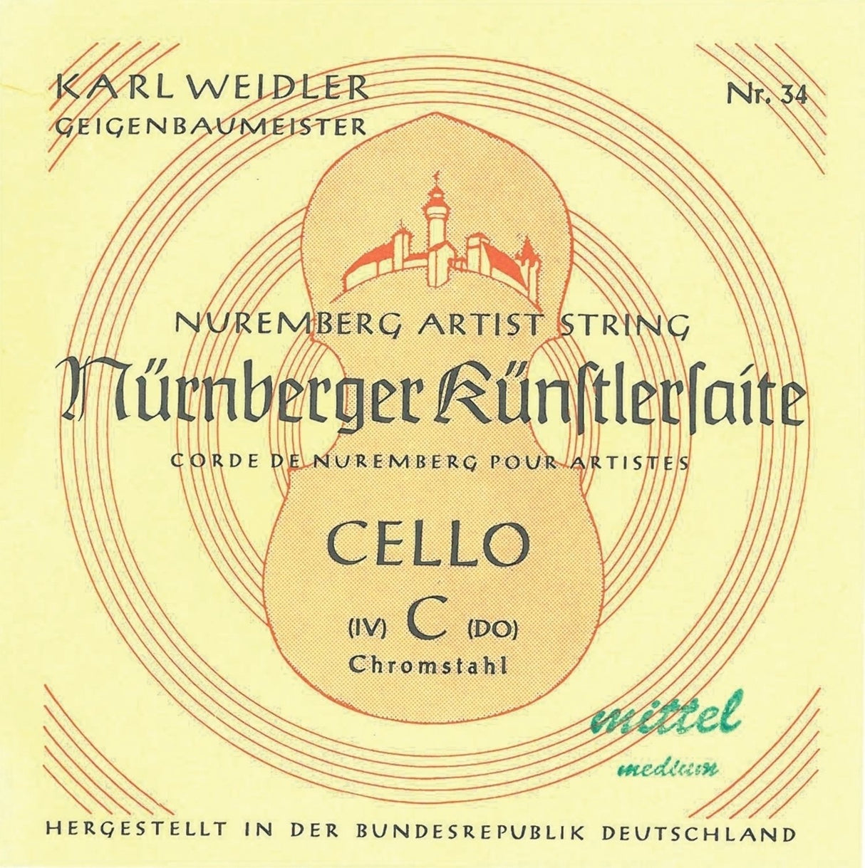 Nürnberger Cello Strings Künstler - 3/4 (33)