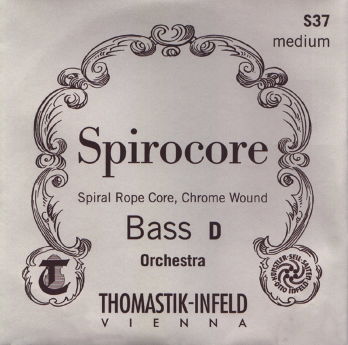 Thomastik-Infeld Kontrabasssaiten Spirocore Spiral Core - Set aus 4 Saiten (3874,0)