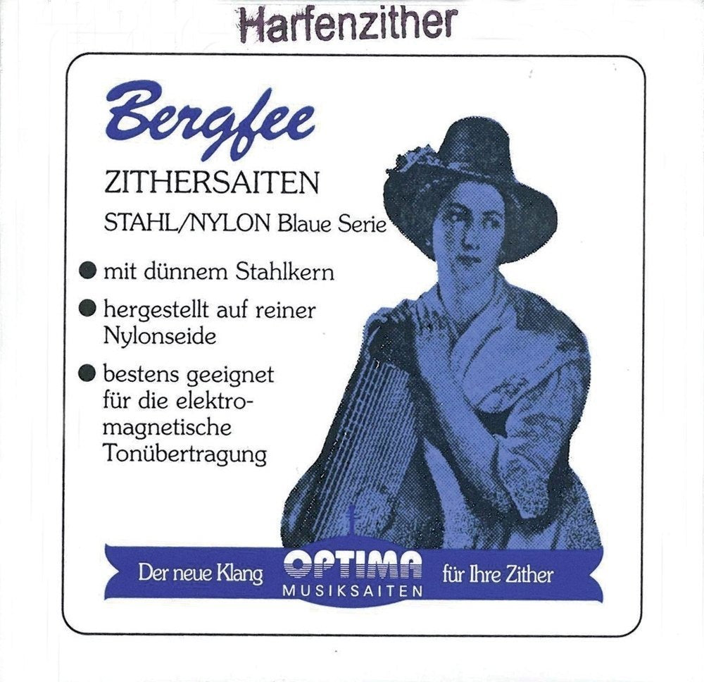 Optima Bergfee 1331 Saitensatz, 38 Saiten für Zither, München