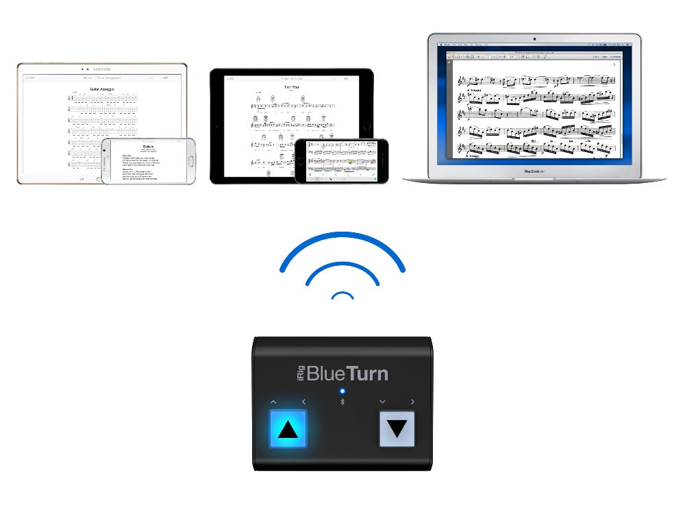 IK Multimedia iRig Blueturn Fußpedal für iOS