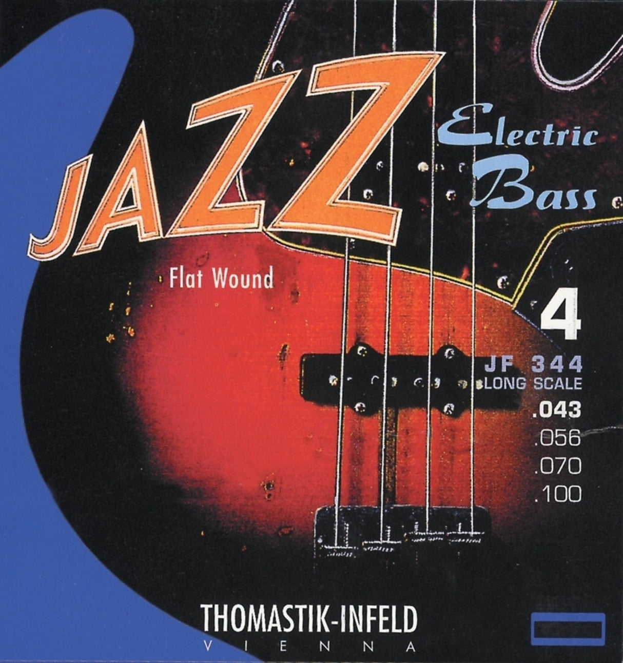 Thomastik-Infeld E-Bass Saiten Jazz Bass Flat wound - 0.043 (JF32043)