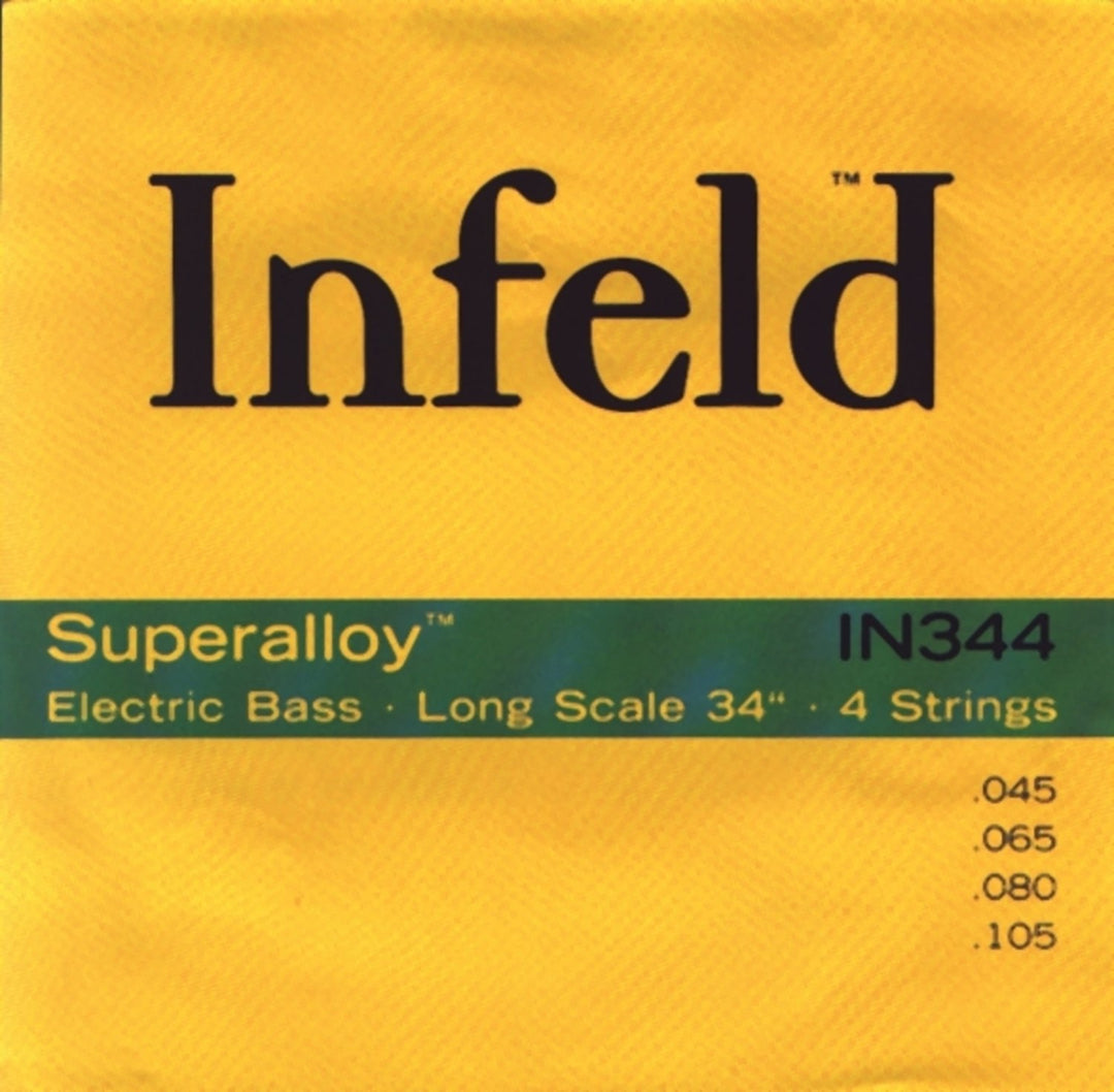 Thomastik-Infeld E-Bass Saiten Superalloy. Round Wound Long Scale - Set 4 Saiten lang (IN344)