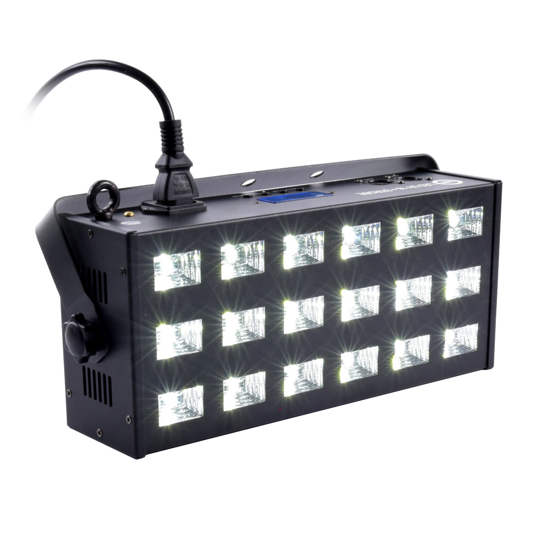 LIGHT4ME LED UV 18x3W Scheinwerfer + strobe DMX