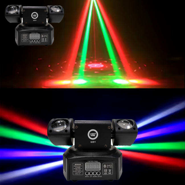 LIGHT4ME SID1 4i1 RGBWA LED Multi-Effekt Licht