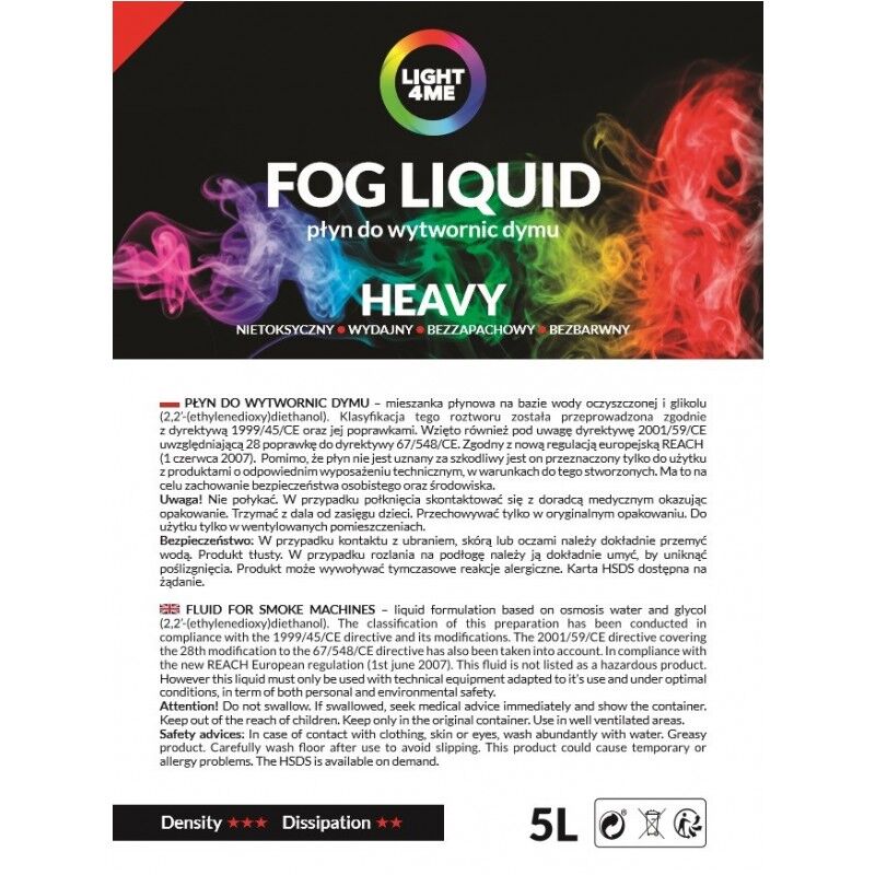 Light4Me Nebelfluid - Heavy Density (5L)