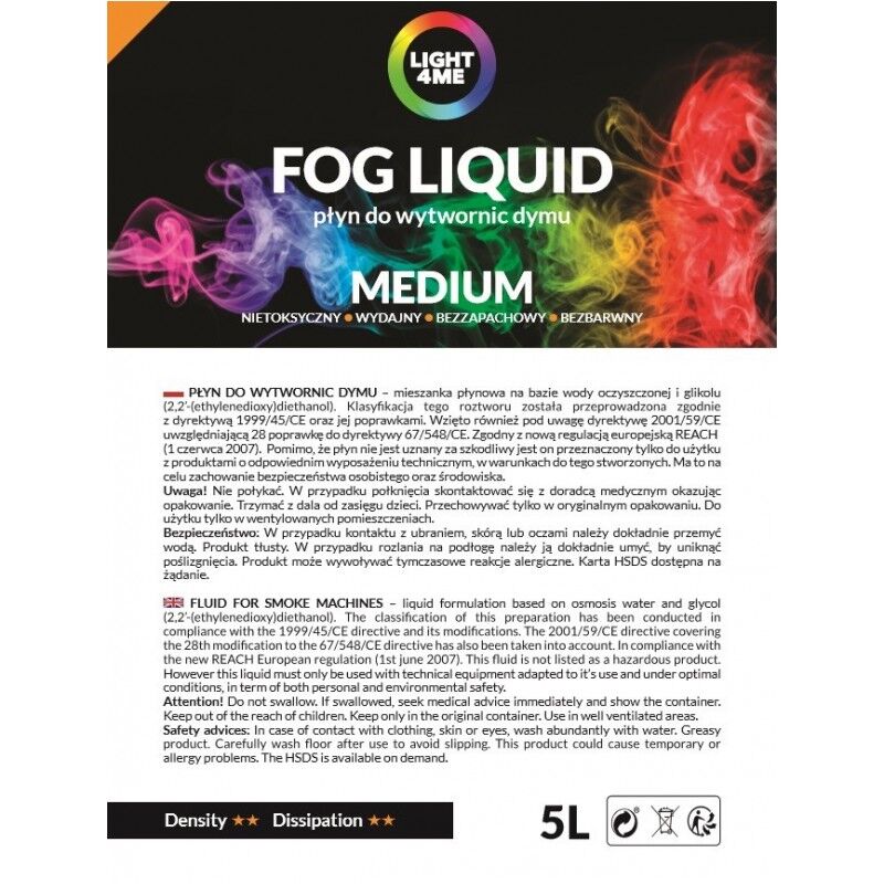 Light4Me Nebelfluid – Standard Medium Density