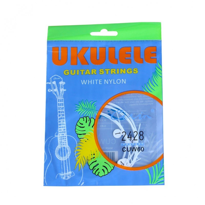 Civin NN US 2428 – Weißes Ukulele-Saitenset