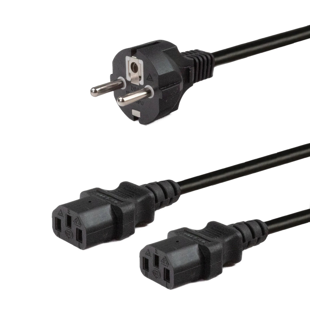 IEC Y-split Stromkabel (250cm)