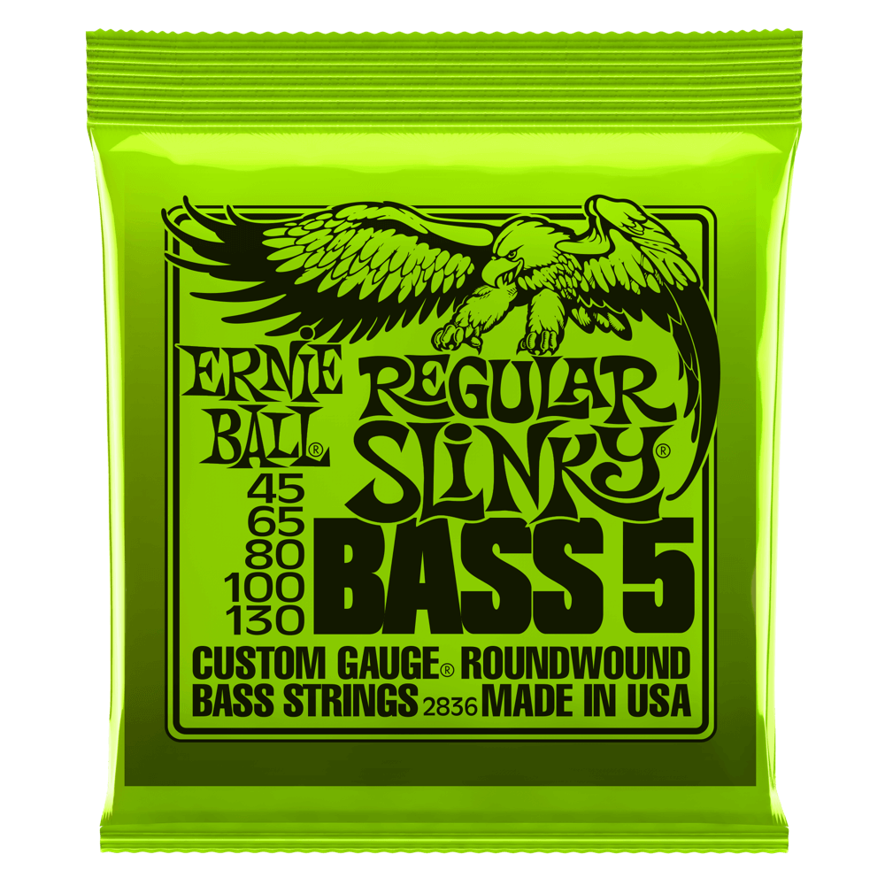 Ernie Ball Slinky Nickel Wound Bass Strings 5, Bass-guitar