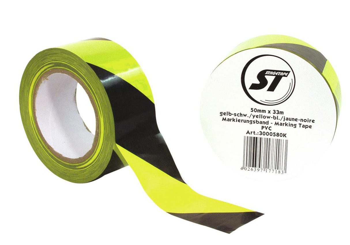 TESA 60760 Safety Tape Gelb/Schwarz