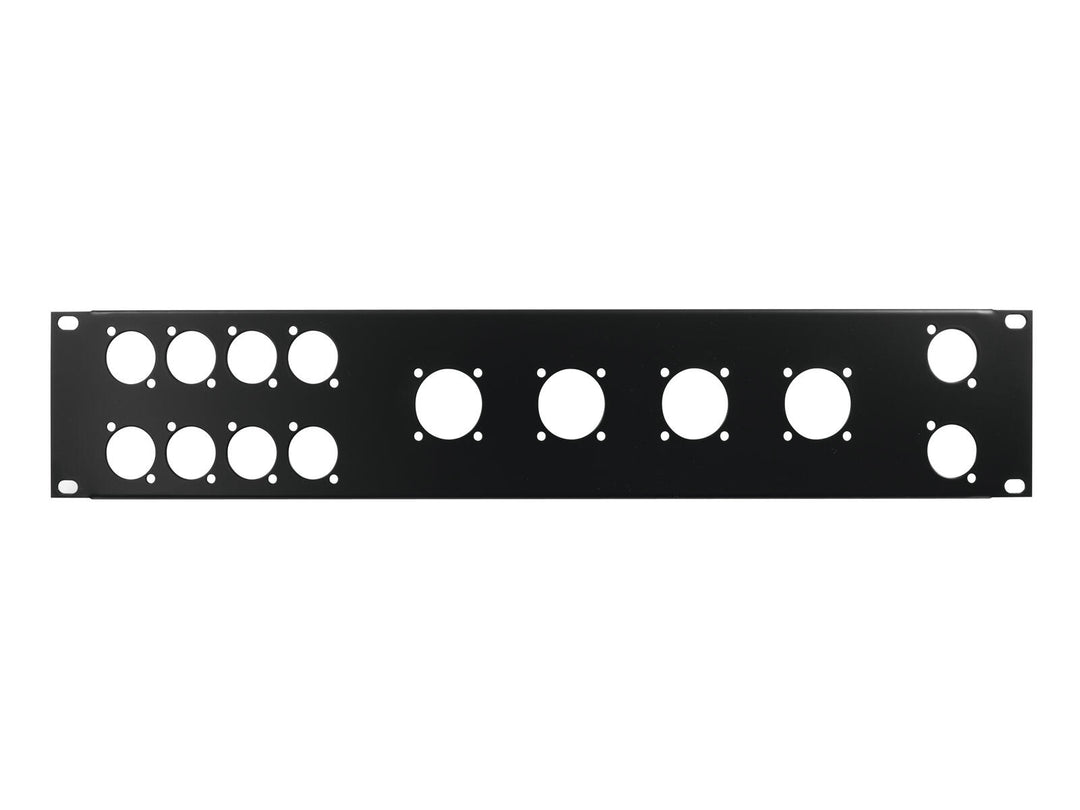 OMNITRONIC Frontplatte Z-19 8x D-Type/4xNL8/T 2U