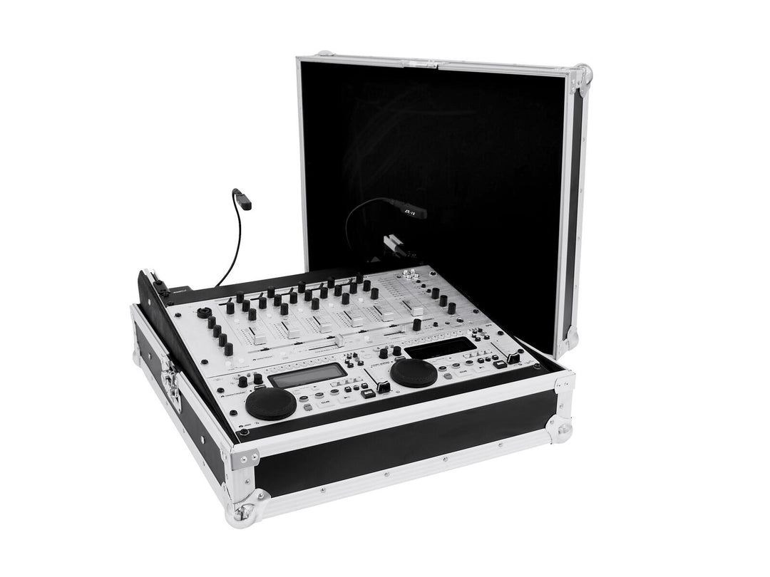 ROADINGER Mixer-Case Pro MCB-19 schräg, bk, 12U