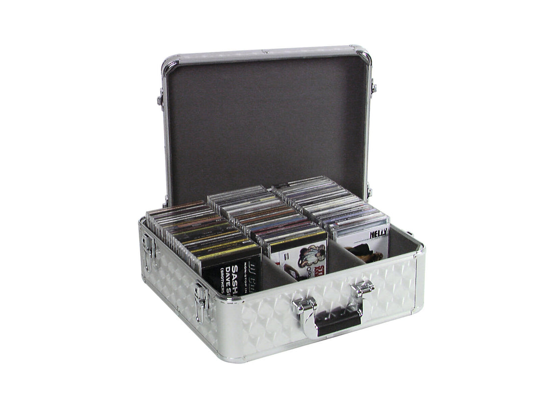 ROADINGER CD-Case ALU poliert für 100 CDs