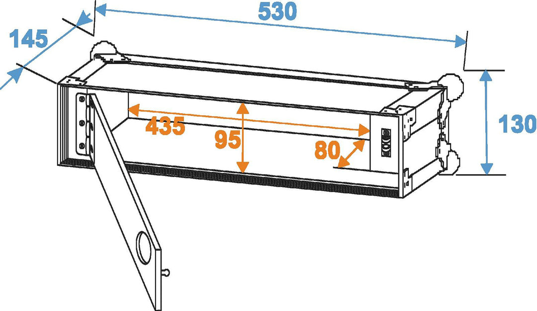 Flightcase für drahtlose Mikrofonsysteme