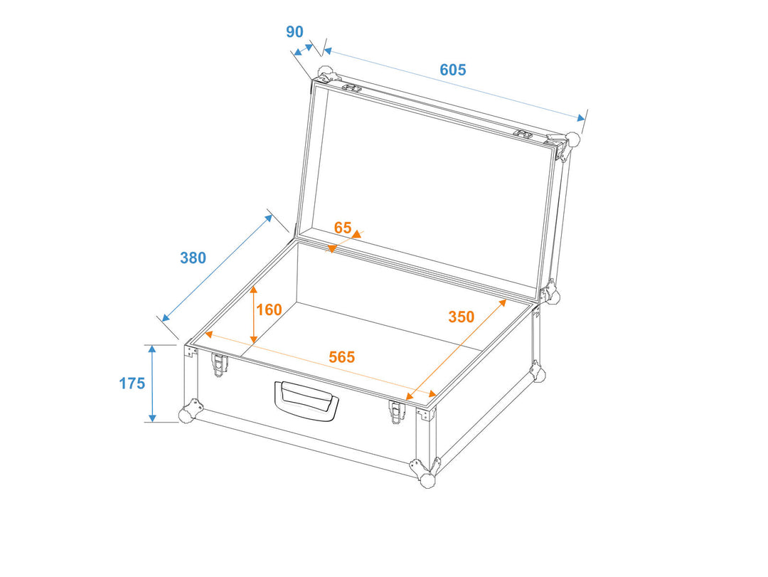 ROADINGER Universal Case Tour Lock Pro schwarz