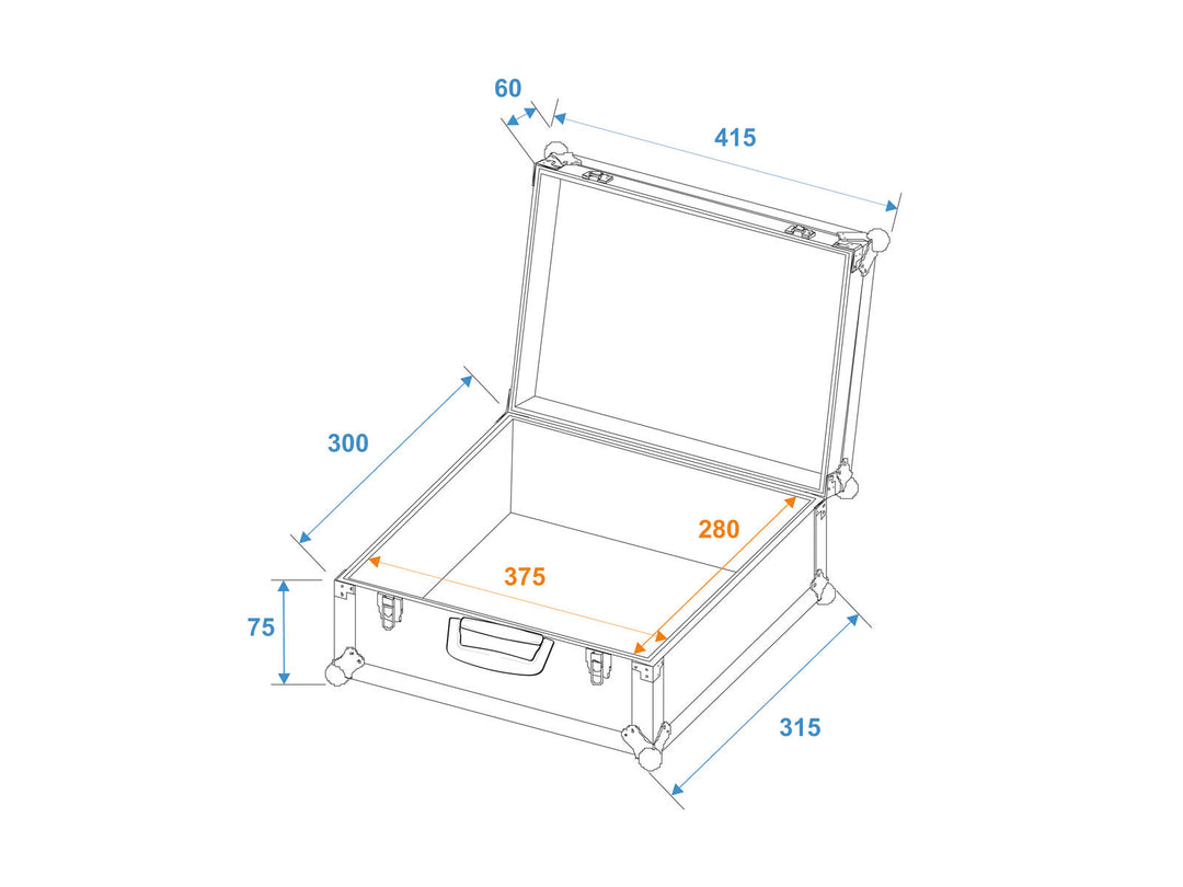 ROADINGER Universal Case FOAM, schwarz, GR-5 schwarz