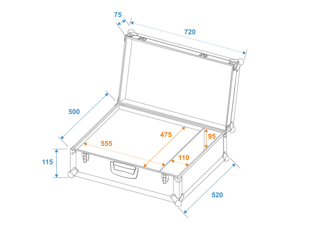 ROADINGER Universal-Case K-2