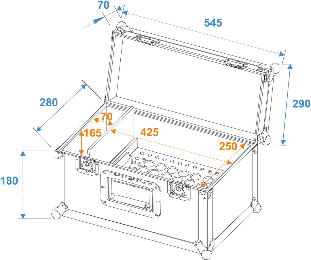 ROADINGER UKAC-50 Universalkonus-Adapter-Case