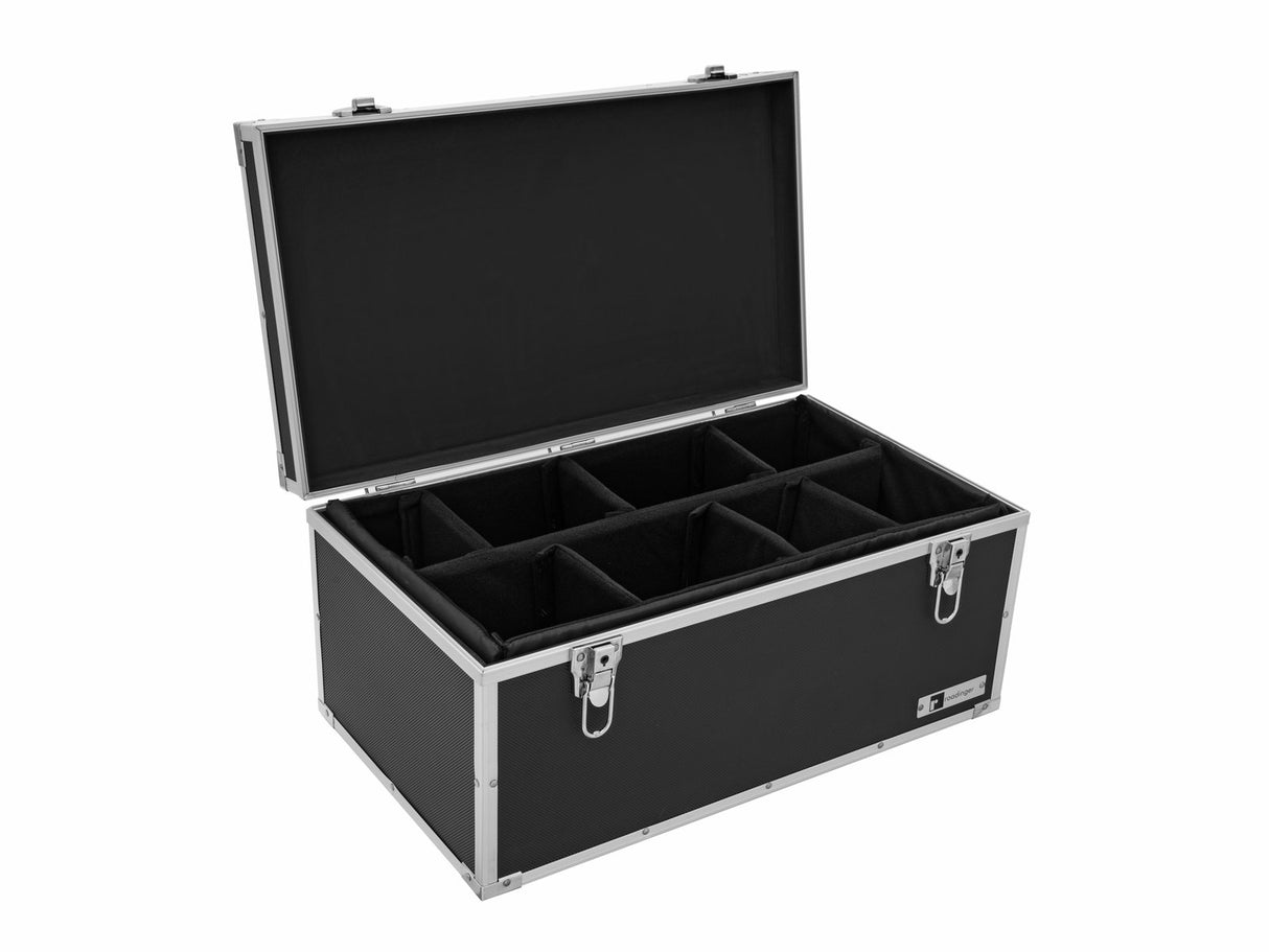 Roadinger Flightcase w. Foam Dividers (W:53,8 x D:29 x H:28cm)