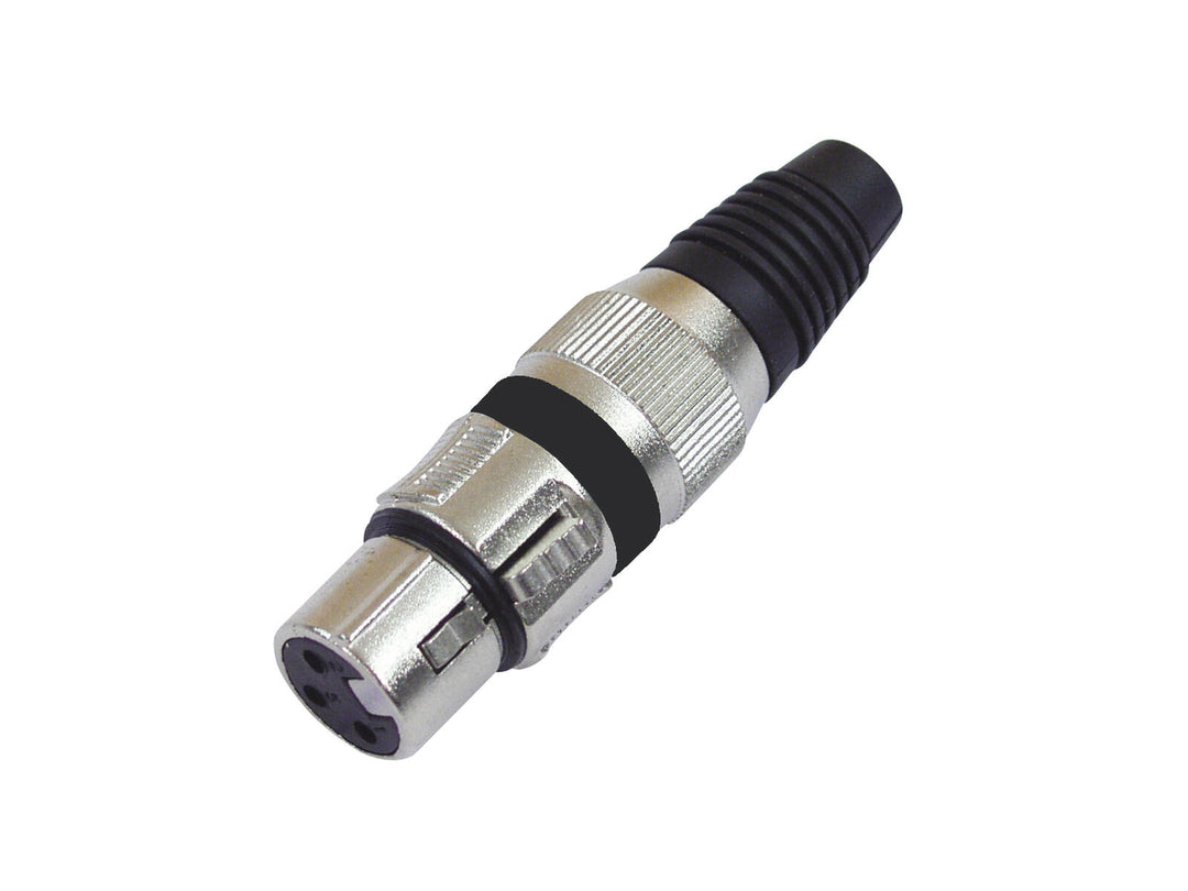 OMNITRONIC XLR-Buchse 3-polig bk 10x