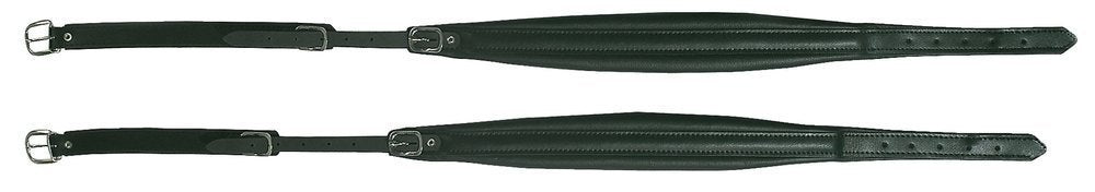 GEWA Akkordeongurte 55 mm mit Lederpolster für 72- bis 120-Bass, Set