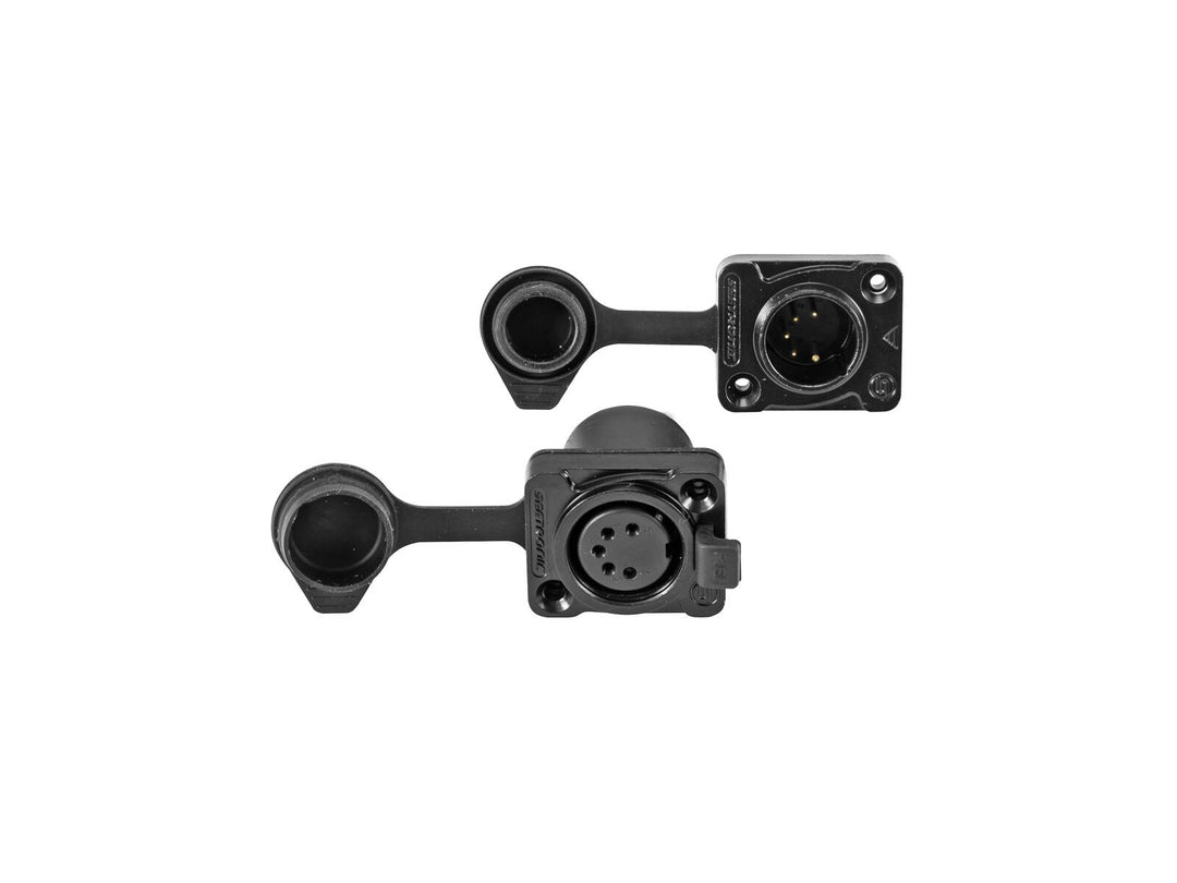 EUROLITE IP XLR-Set Stecker/Buchse 5-polig für LED IP PIX Strobe RGB CW+WW