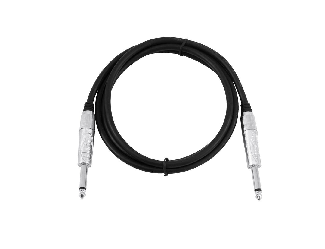 OMNITRONIC Klinkenkabel 6.3 Mono 1m bk ROAD