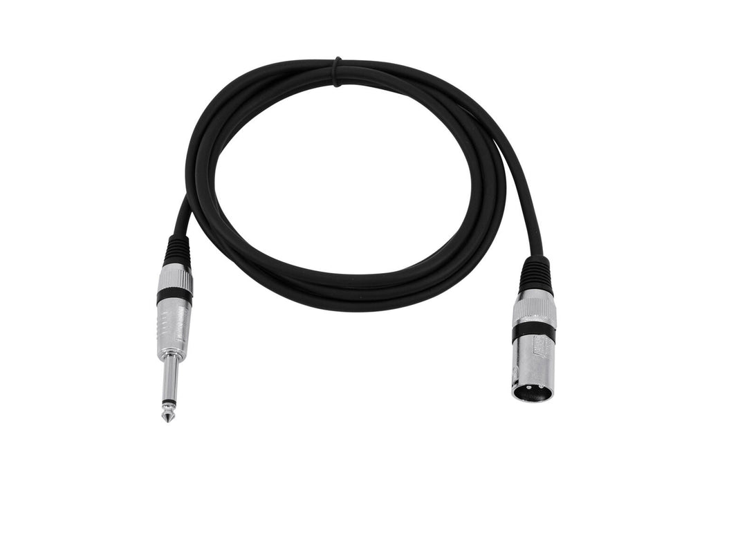 OMNITRONIC Adapterkabel XLR(M)/Klinke mono 2m bk