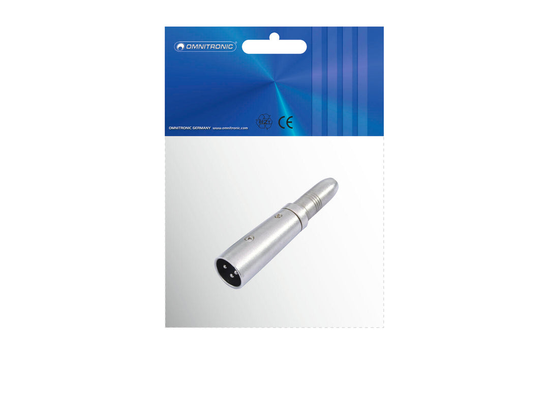 OMNITRONIC Adapter XLR(M)/Jack(F) mono