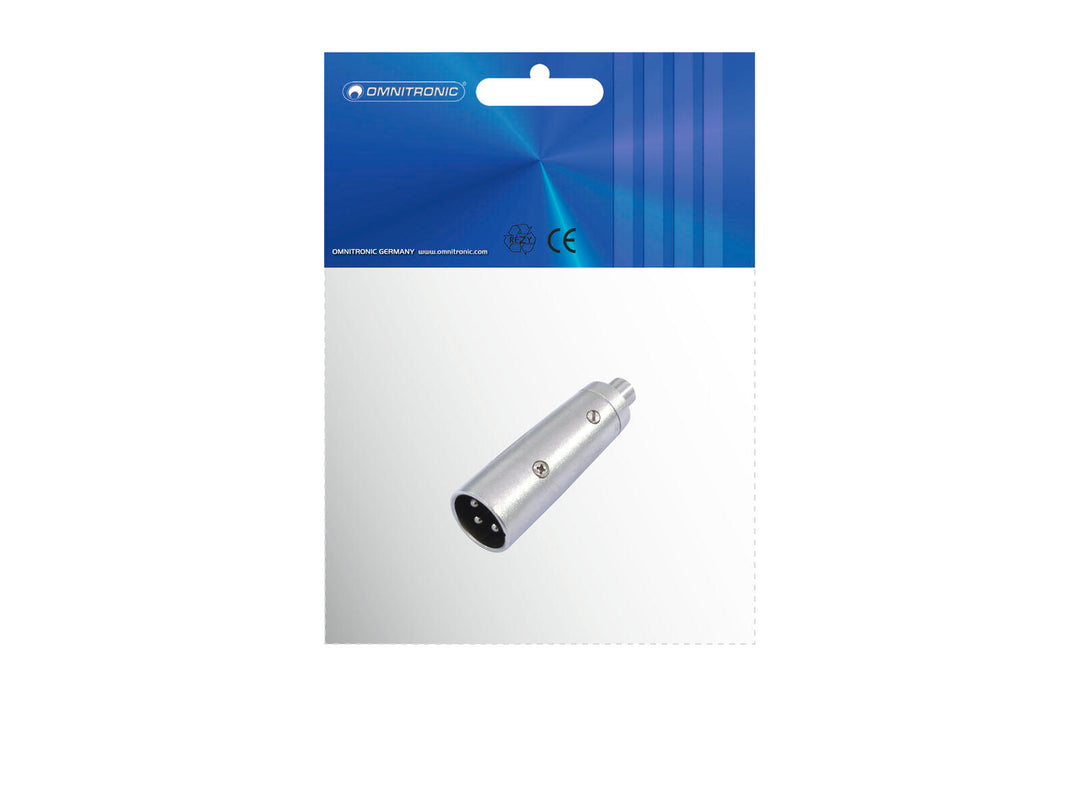 OMNITRONIC Adapter RCA(F)/XLR(M)
