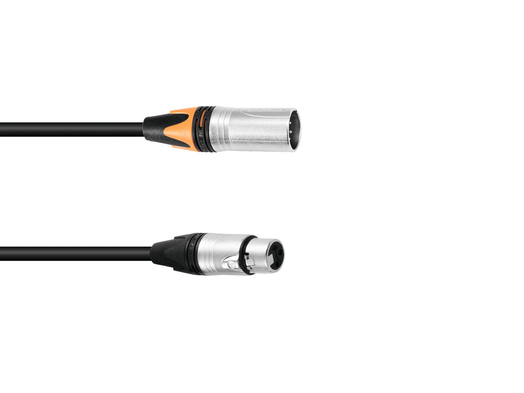 PSSO Adapterkabel DMX XLR 5-polig/3-polig 0.3m bk