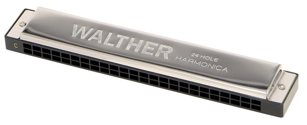 Walther Tremolo-Mundharmonika in C-Dur, 48 Töne, Kunststoffetui
